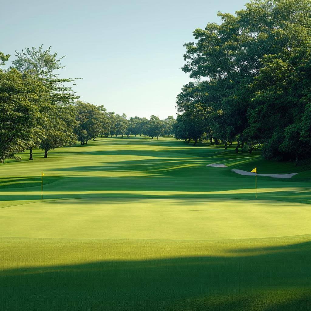 minimalist golf course
